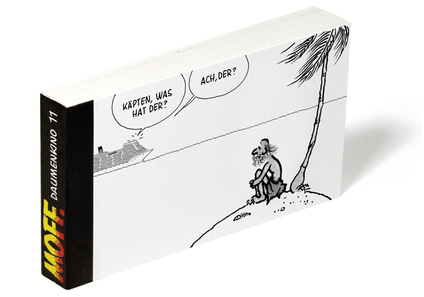 MOFF. Daumenkino Nr. 11 - Einsame Insel (Gerhard Haderer)