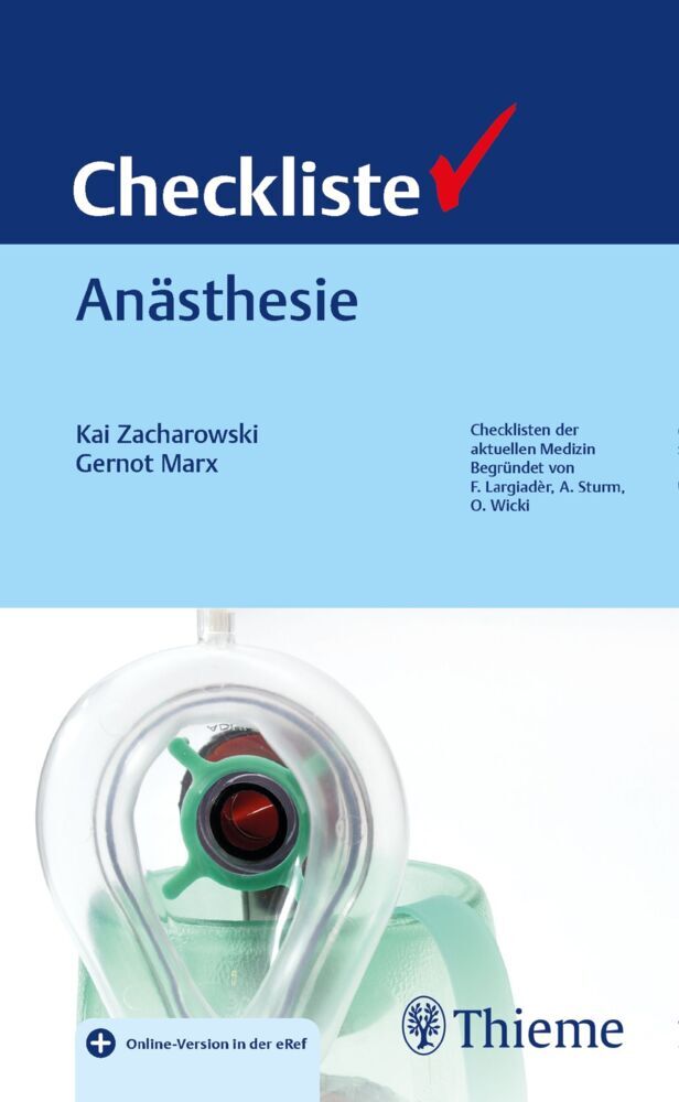Checkliste Anästhesie (Kai Zacharowski)