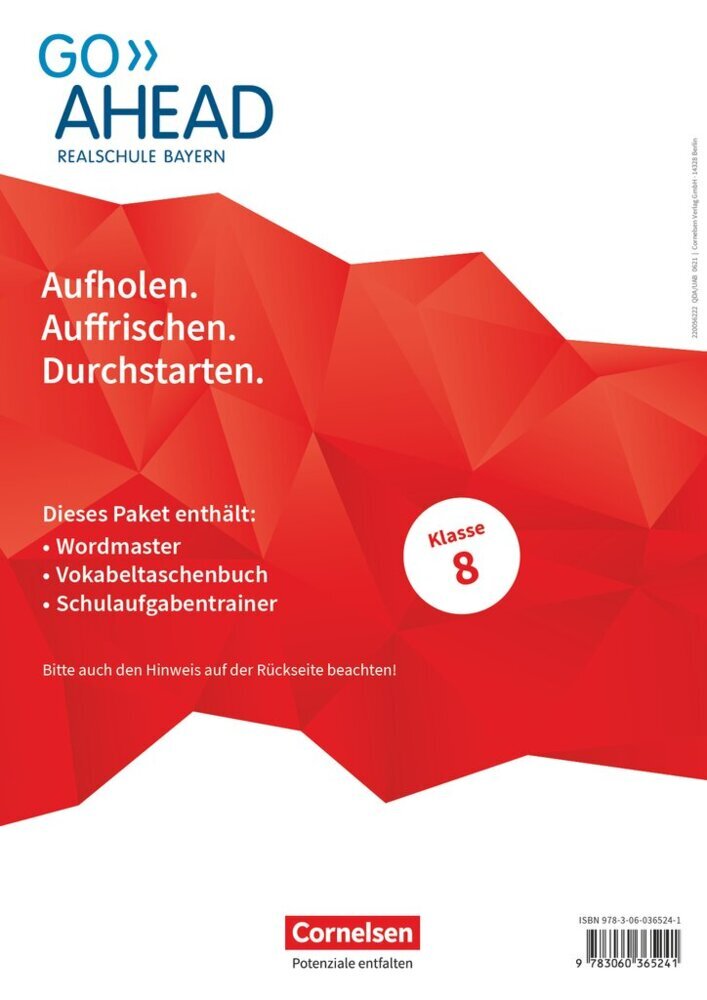 Go Ahead - Realschule Bayern 2017 - 8. Jahrgangsstufe