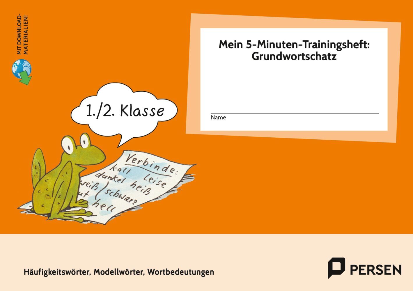 Mein 5-Min-Trainingsheft: Grundwortschatz- Kl. 1/2 (Kirstin Jebautzke)