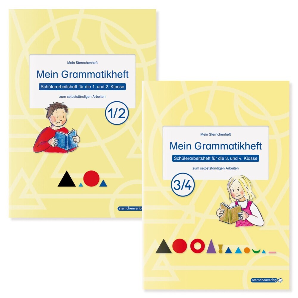 Mein Grammatikheft 1/2 & 3/4 für die 1. bis 4. Klasse im Set (Sternchenverlag Gmbh)