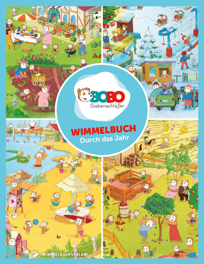 Bobo Siebenschläfer Wimmelbuch - Durch das Jahr mit Bobo Siebenschläfer (Animation Jep-)