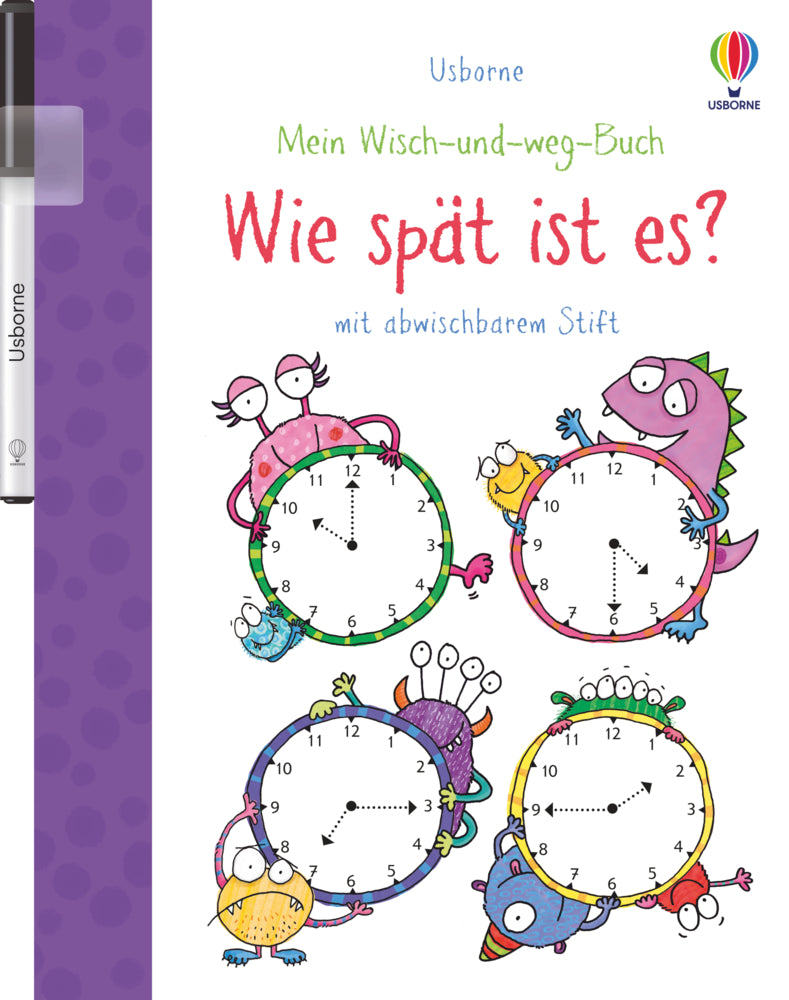 Mein Wisch-und-weg-Buch: Wie spät ist es? (Jessica Greenwell)