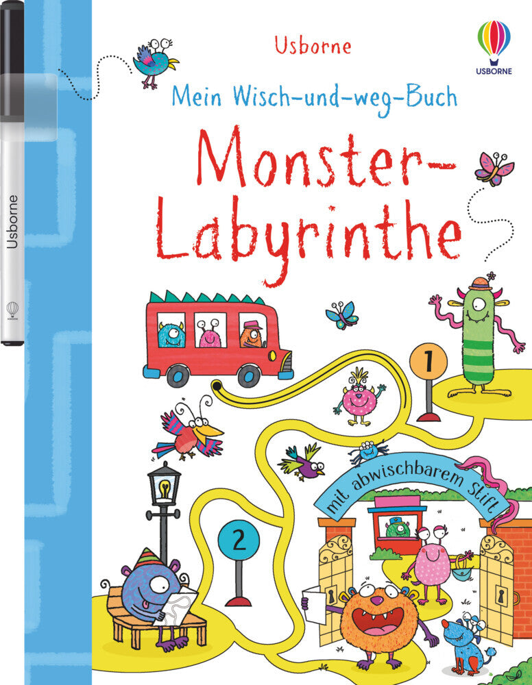 Mein Wisch-und-weg-Buch: Monster-Labyrinthe (Jane Bingham)