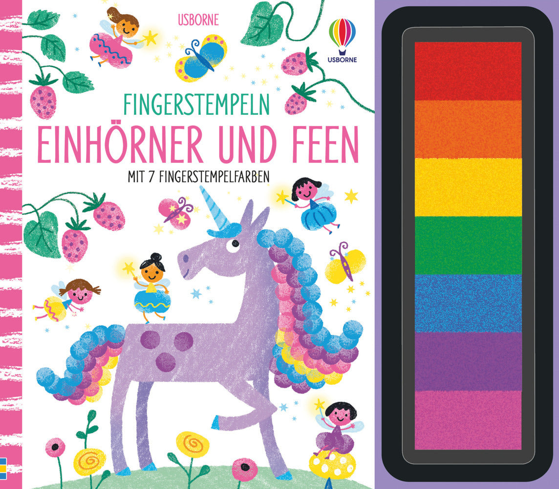 Fingerstempeln: Einhörner und Feen (Fiona Watt)