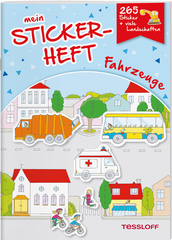 Mein Stickerheft. Fahrzeuge (Elisabeth Kiefmann)