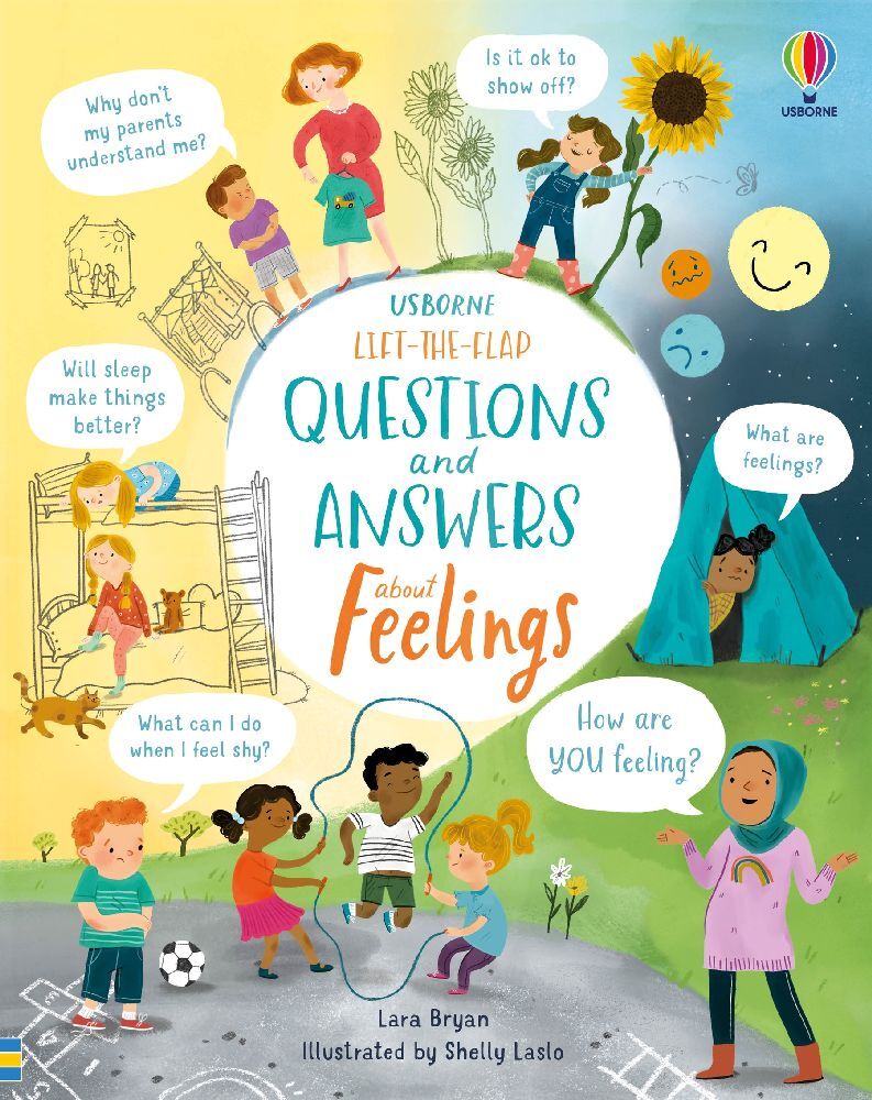 Lift-the-Flap Questions and Answers About Feelings (Lara Bryan)