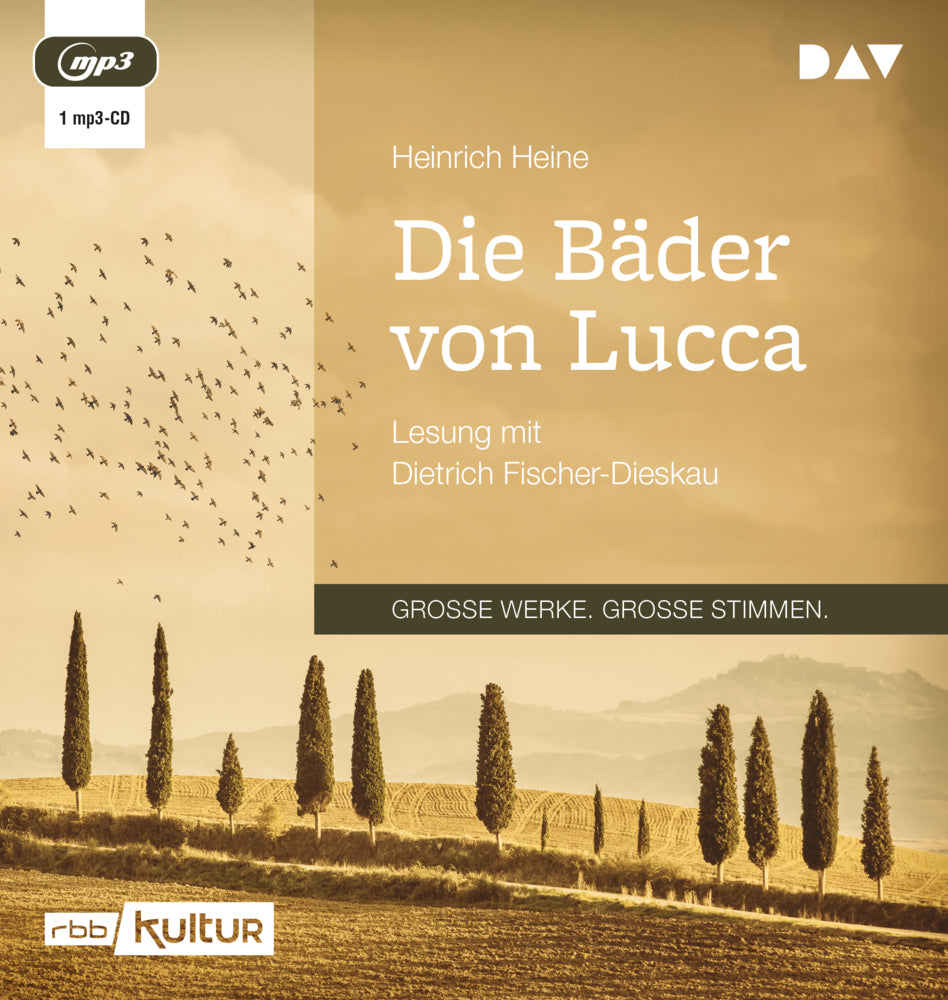 Die Bäder von Lucca, 1 Audio-CD, 1 MP3 (Heinrich Heine)