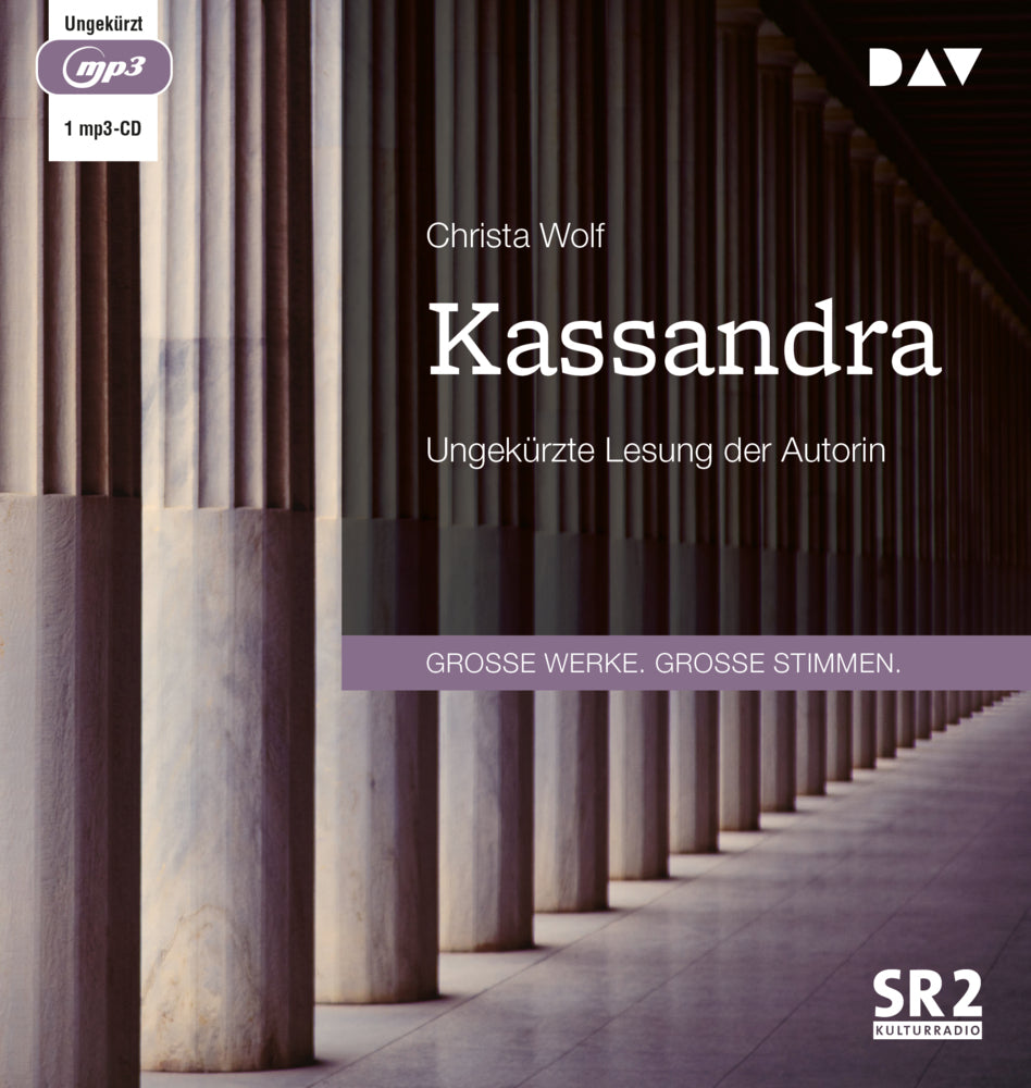 Kassandra, 1 Audio-CD, 1 MP3 (Christa Wolf)