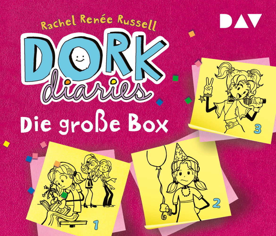 DORK Diaries - Die große Box (Teil 1-3), 6 Audio-CD (Rachel Renée Russell)