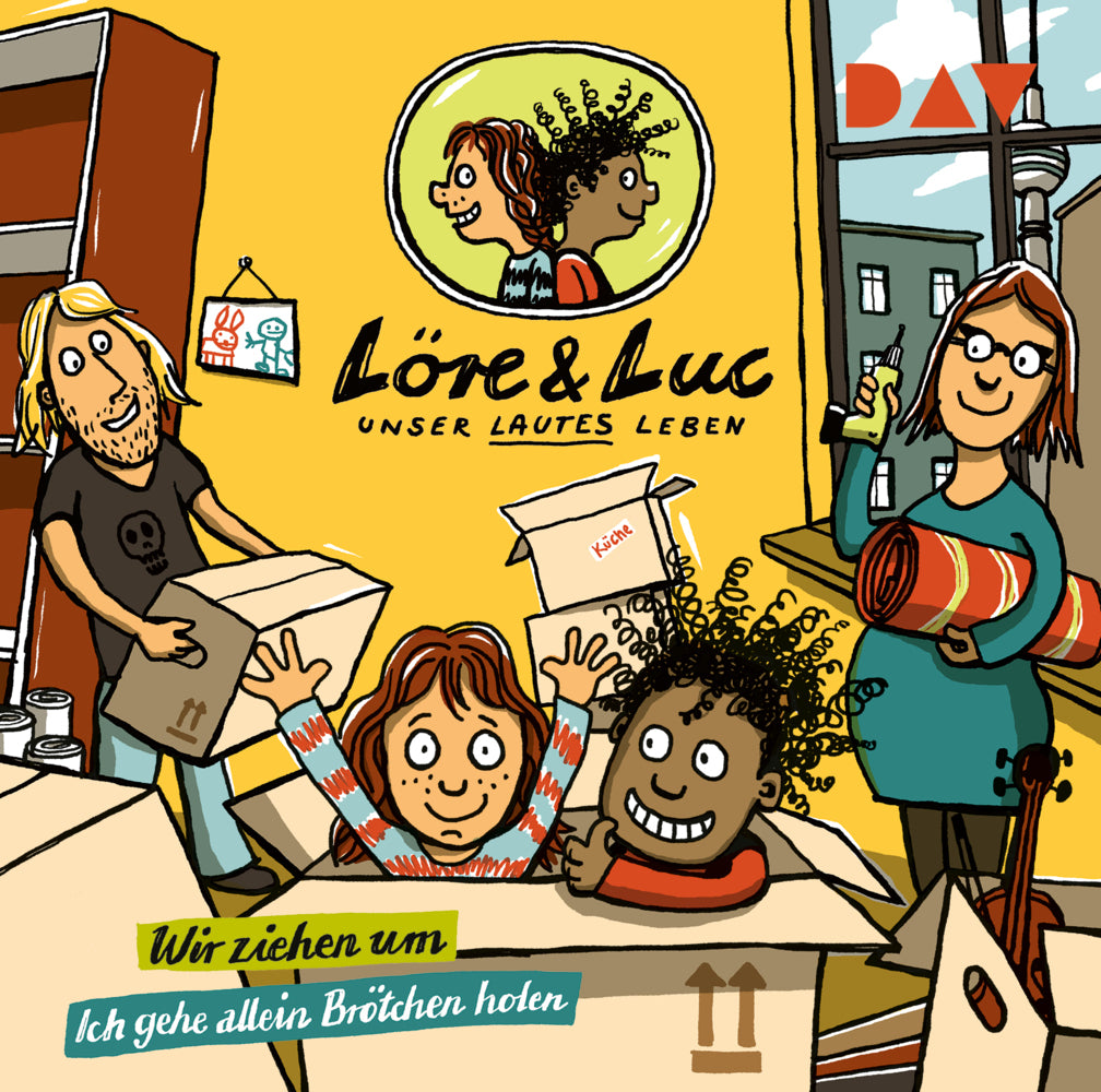 Löre & Luc - Unser lautes Leben (1). Folge 1: Wir ziehen um / Folge 2: Ich gehe allein Brötchen holen, 1 Audio-CD (Jenny Alten)
