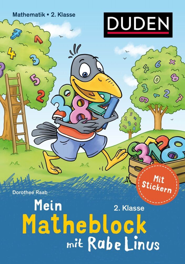 Mein Matheblock mit Rabe Linus - 2. Klasse (Dorothee Raab)