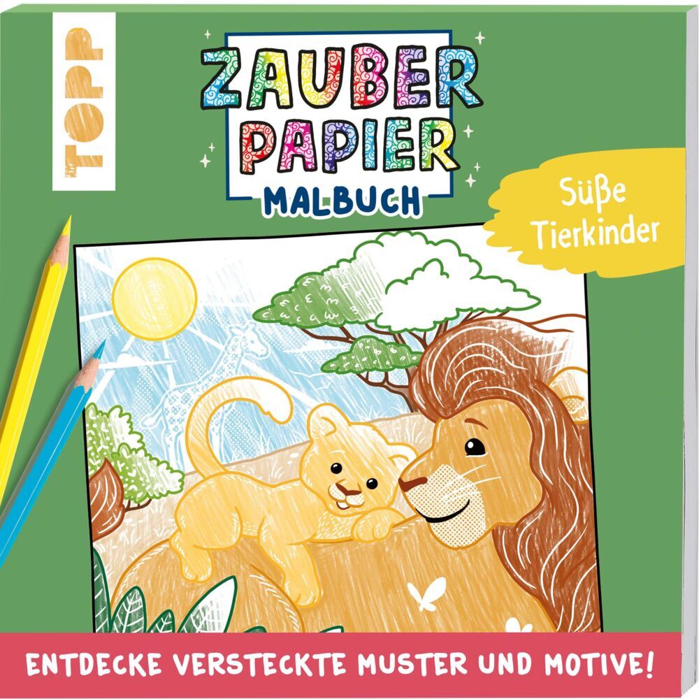 Zauberpapier Malbuch Süße Tierkinder (Natascha Pitz)