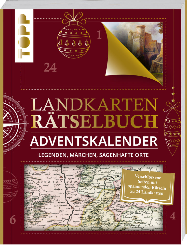 Landkarten Rätselbuch Adventskalender. Legenden, Märchen, sagenhafte Orte (Norbert Pautner)