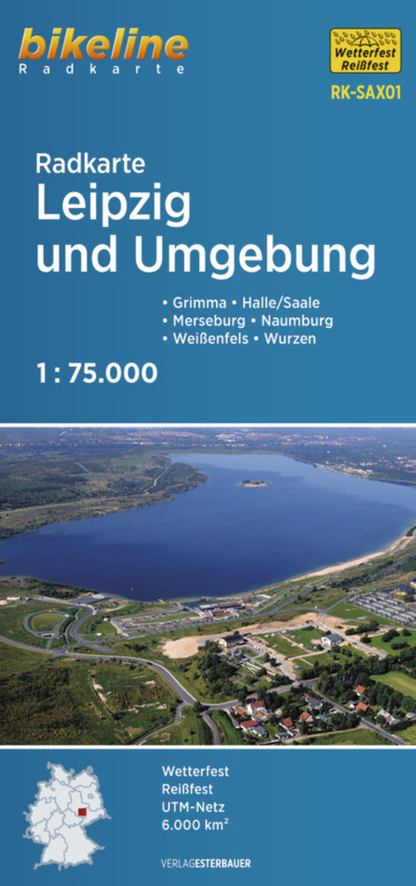 Radkarte Leipzig und Umgebung (RK-SAX01) (Esterbauer Verlag)
