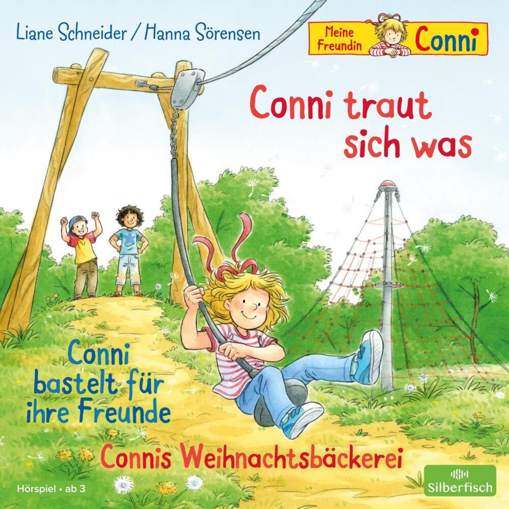 Conni traut sich was / Conni bastelt für ihre Freunde / Connis Weihnachtsbäckerei, 1 Audio-CD (Liane Schneider)