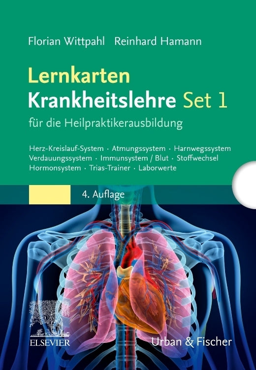 Lernkarten Krankheitslehre Set 1 für die Heilpraktikerausbildung (Reinhard Hamann)