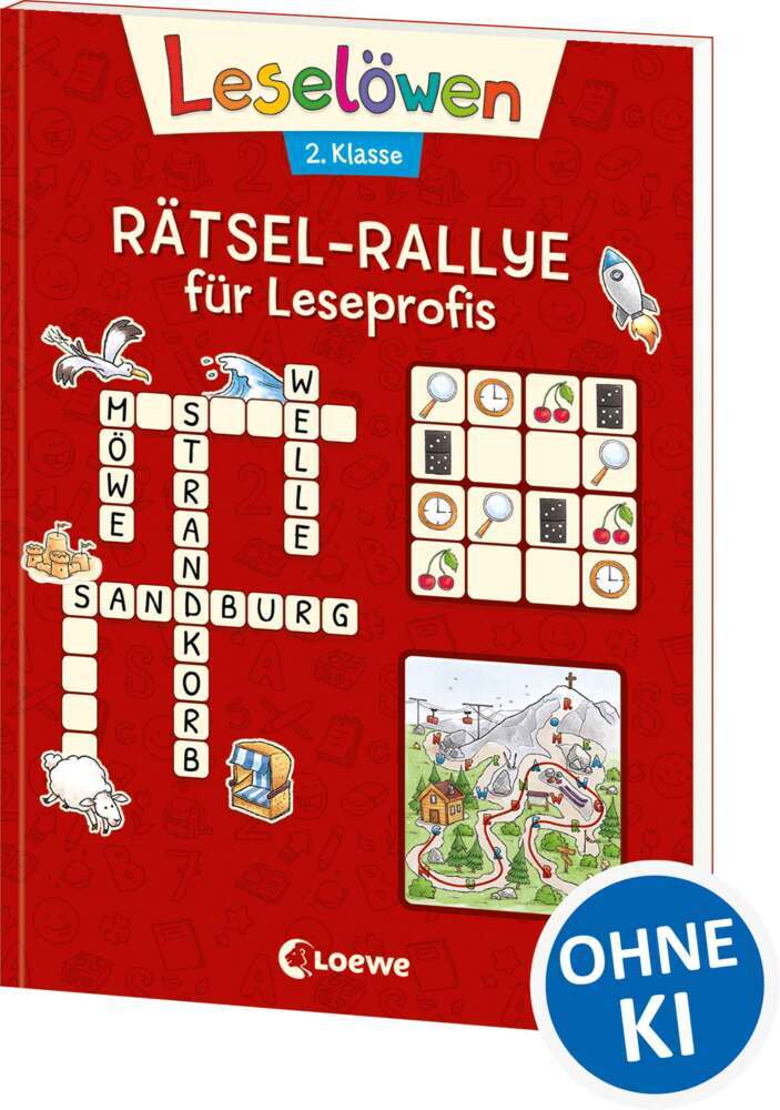 Leselöwen Rätsel-Rallye für Leseprofis - 2. Klasse (Rot) (Christiane Wittenburg)