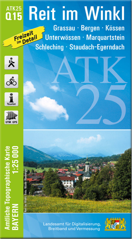ATK25-Q15 Reit im Winkl (Amtliche Topographische Karte 1:25000) (Breitband Und Vermessung, Bayern Landesamt Für Digitalisierung)