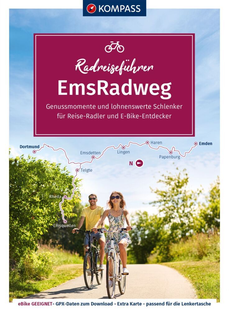 KOMPASS Radreiseführer Emsradweg (Raphaela Moczynski)