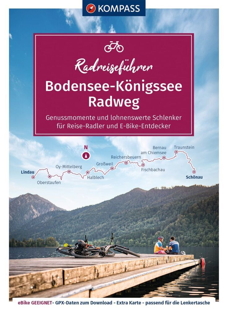 KOMPASS Radreiseführer Bodensee-Königssee Radweg (Julia Bihar)