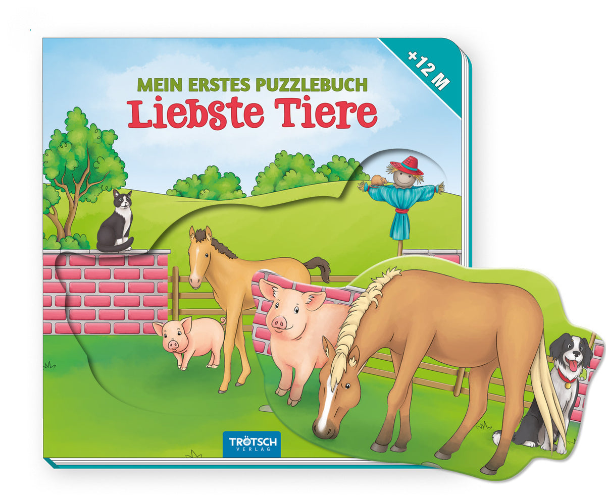 Trötsch Pappenbuch Mein erstes Puzzlebuch Liebste Tiere (Trötsch Verlag Gmbh & Co. Kg)