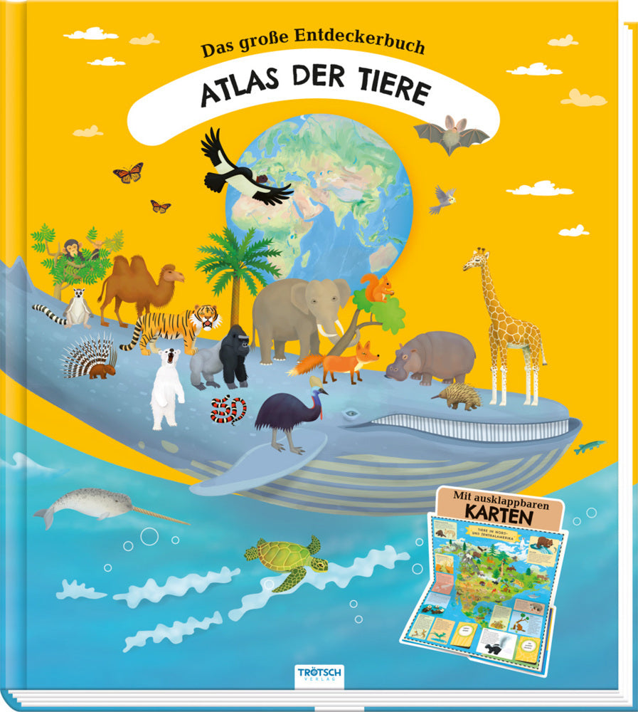 Trötsch Kinderatlas Das große Entdeckerbuch Atlas der Tiere (Trötsch Verlag Gmbh & Co.Kg)