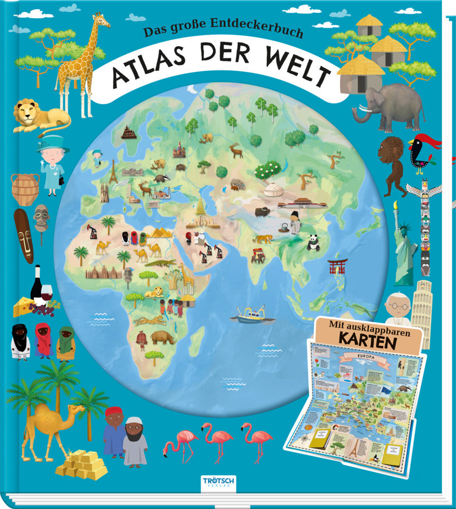 Trötsch Kinderatlas Das große Entdeckerbuch Atlas der Welt (Trötsch Verlag Gmbh & Co.Kg)