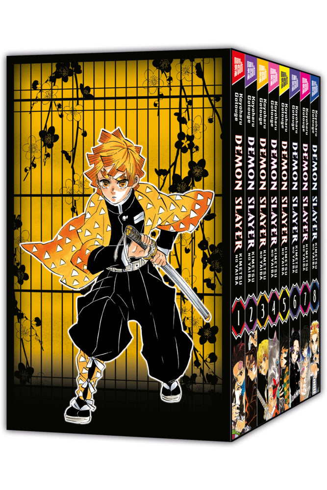 Demon Slayer - Kimetsu no Yaiba 1-8 mit Schuber (Koyoharu Gotouge)