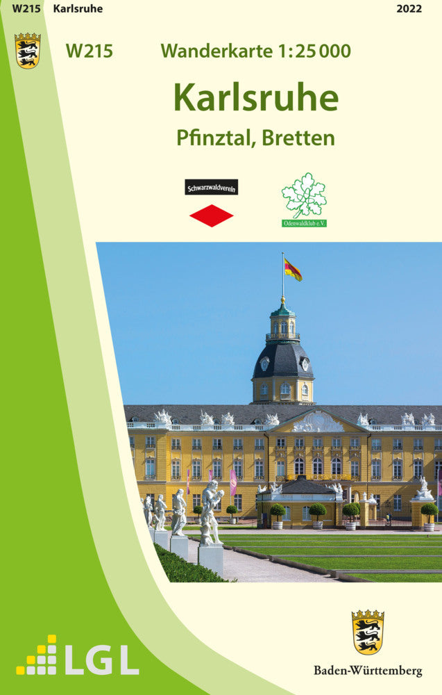 W215 Wanderkarte 1:25 000 Karlsruhe (Lgl)