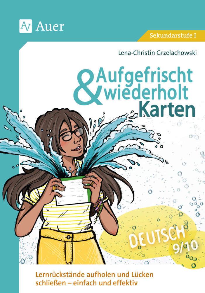 Aufgefrischt-und-wiederholt-Karten Deutsch 9-10, m. 1 Beilage (Lena-Christin Grzelachowski)