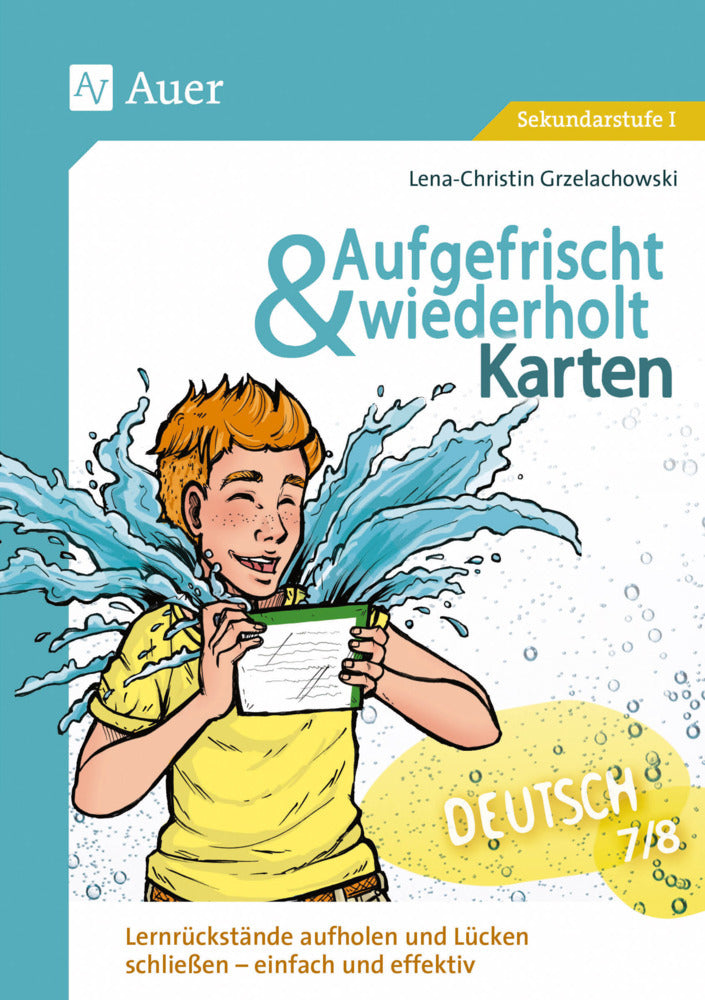 Aufgefrischt-und-wiederholt-Karten Deutsch 7-8, m. 1 Beilage (Lena-Christin Grzelachowski)