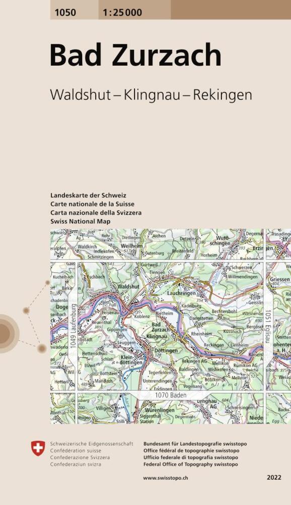 1050 Bad Zurzach (Bundesamt Für Landestopografie Swisstopo)