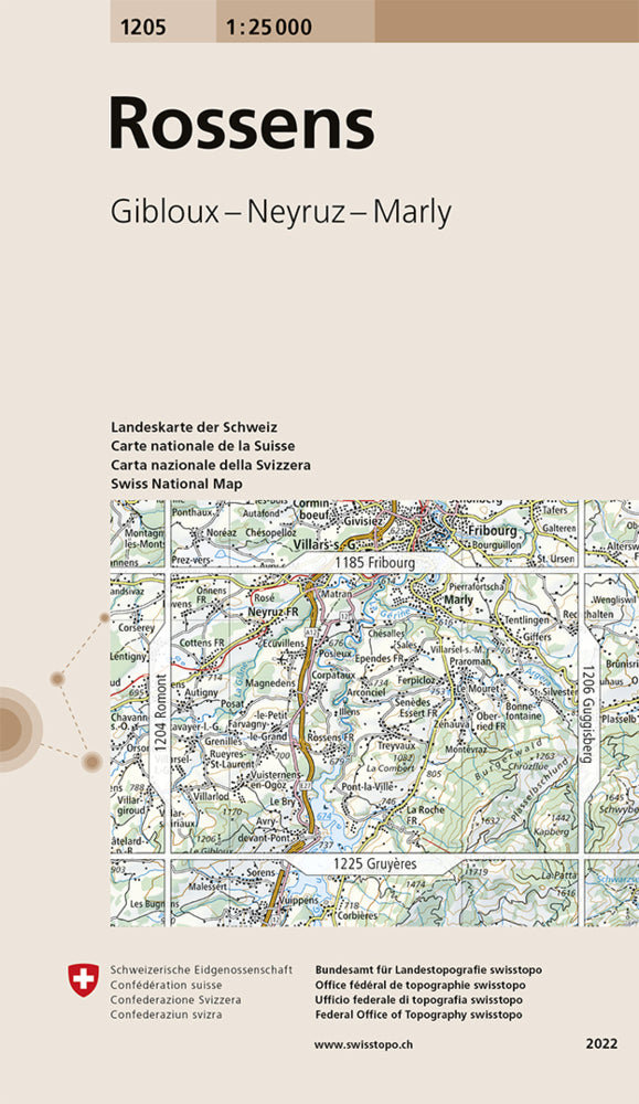 1205 Rossens (Bundesamt Für Landestopografie Swisstopo)