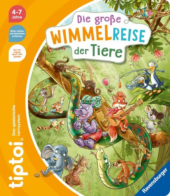 tiptoi® - Die große Wimmelreise der Tiere (Anja Kiel)