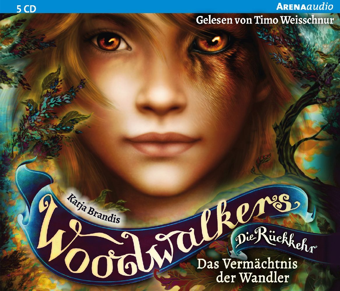 Woodwalkers - Die Rückkehr (Staffel 2, Band 1). Das Vermächtnis der Wandler, 5 Audio-CD (Katja Brandis)