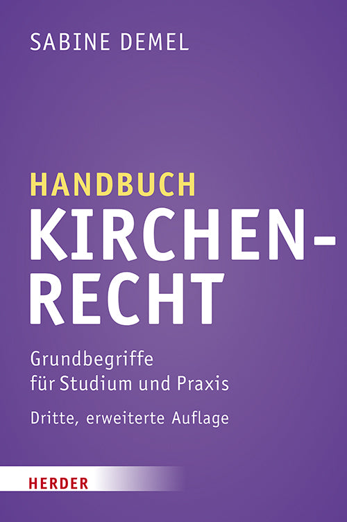 Handbuch Kirchenrecht (Sabine Demel)