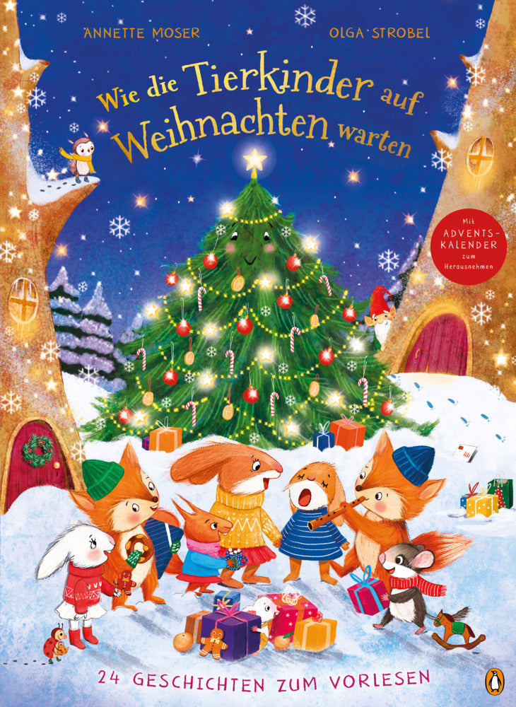 Wie die Tierkinder auf Weihnachten warten (Annette Moser)