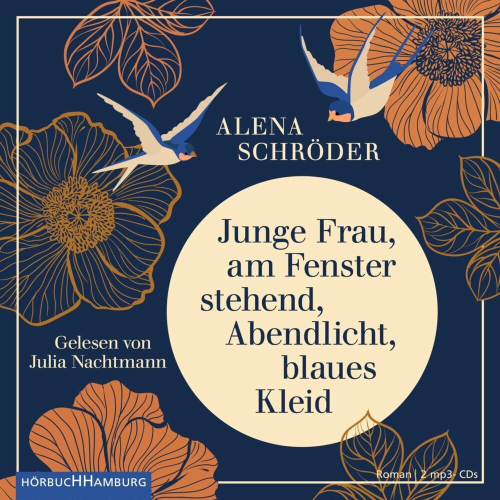 Junge Frau, am Fenster stehend, Abendlicht, blaues Kleid, 2 Audio-CD, 2 MP3 (Alena Schröder)