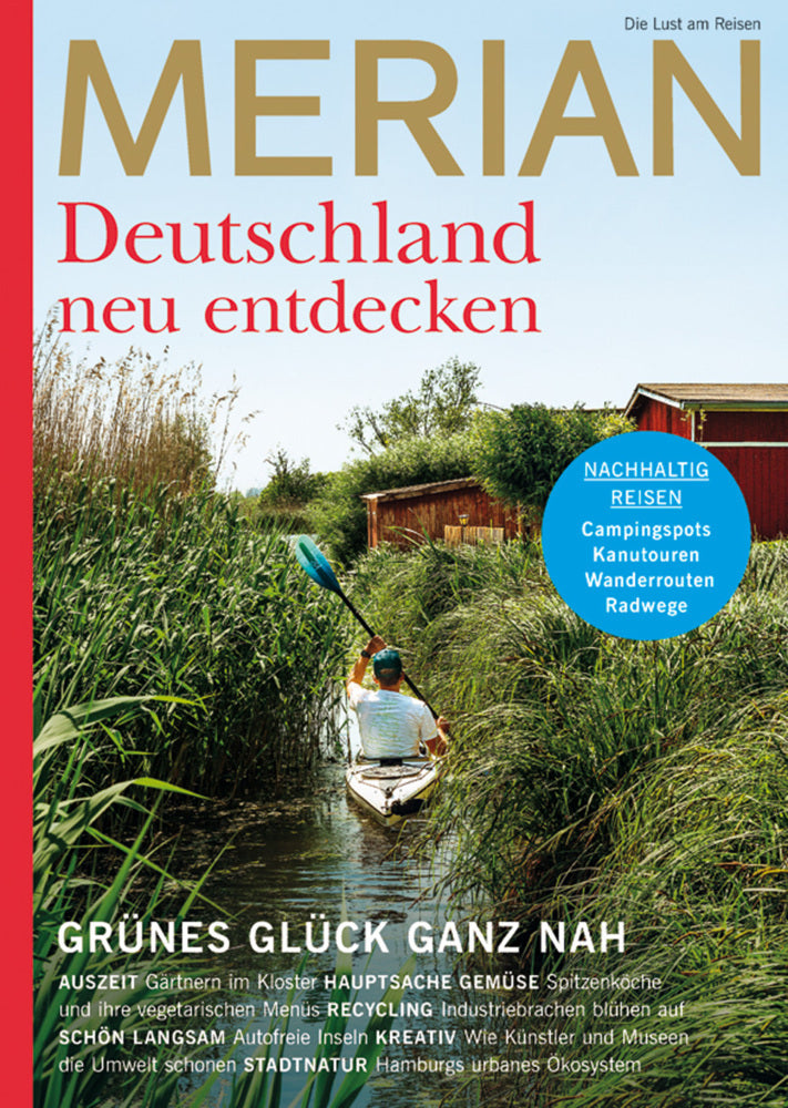 MERIAN Deutschland neu entdecken - Nachhaltig Reisen 08/2022 (Jahreszeiten Verlag)