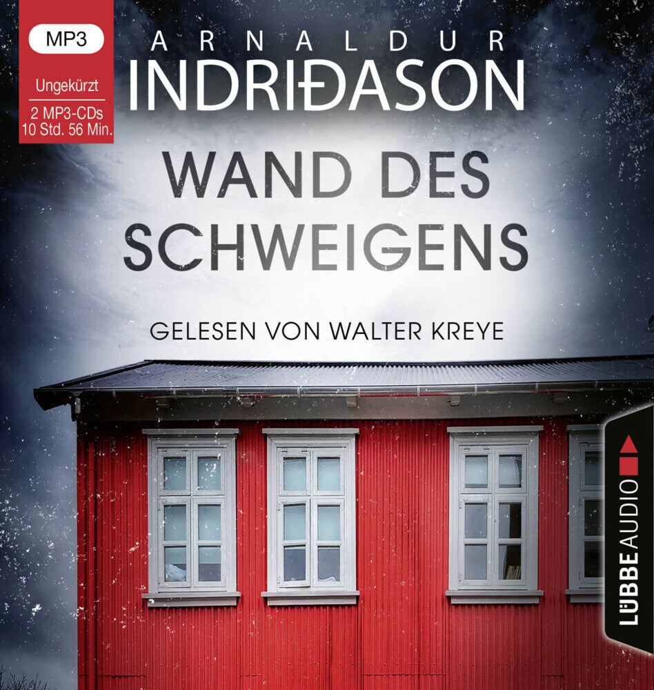 Wand des Schweigens, 2 Audio-CD, 2 MP3 (Arnaldur Indriðason)