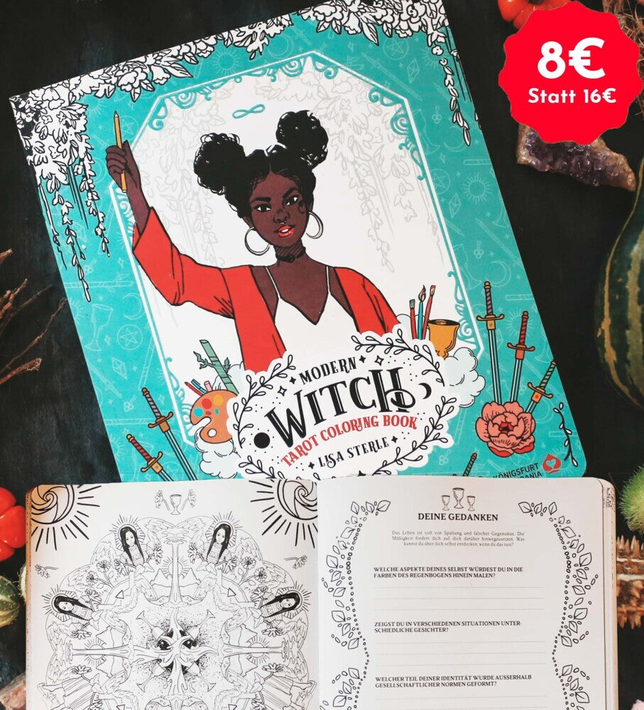 Modern Witch Tarot - Coloring Book (Lisa Sterle)