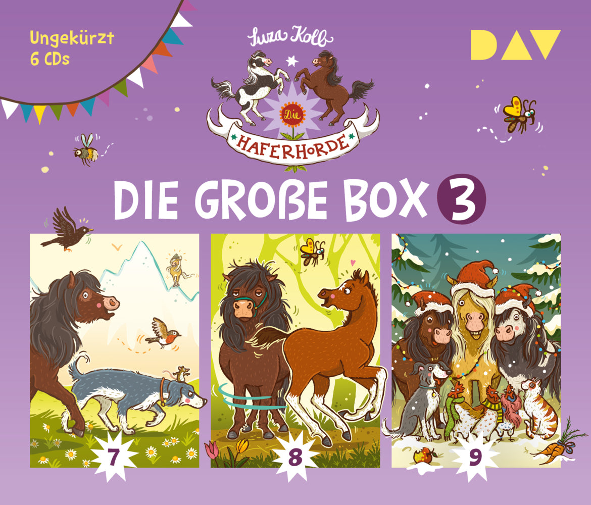 Die Haferhorde - Die große Box 3 (Teil 7-9), 6 Audio-CD (Suza Kolb)