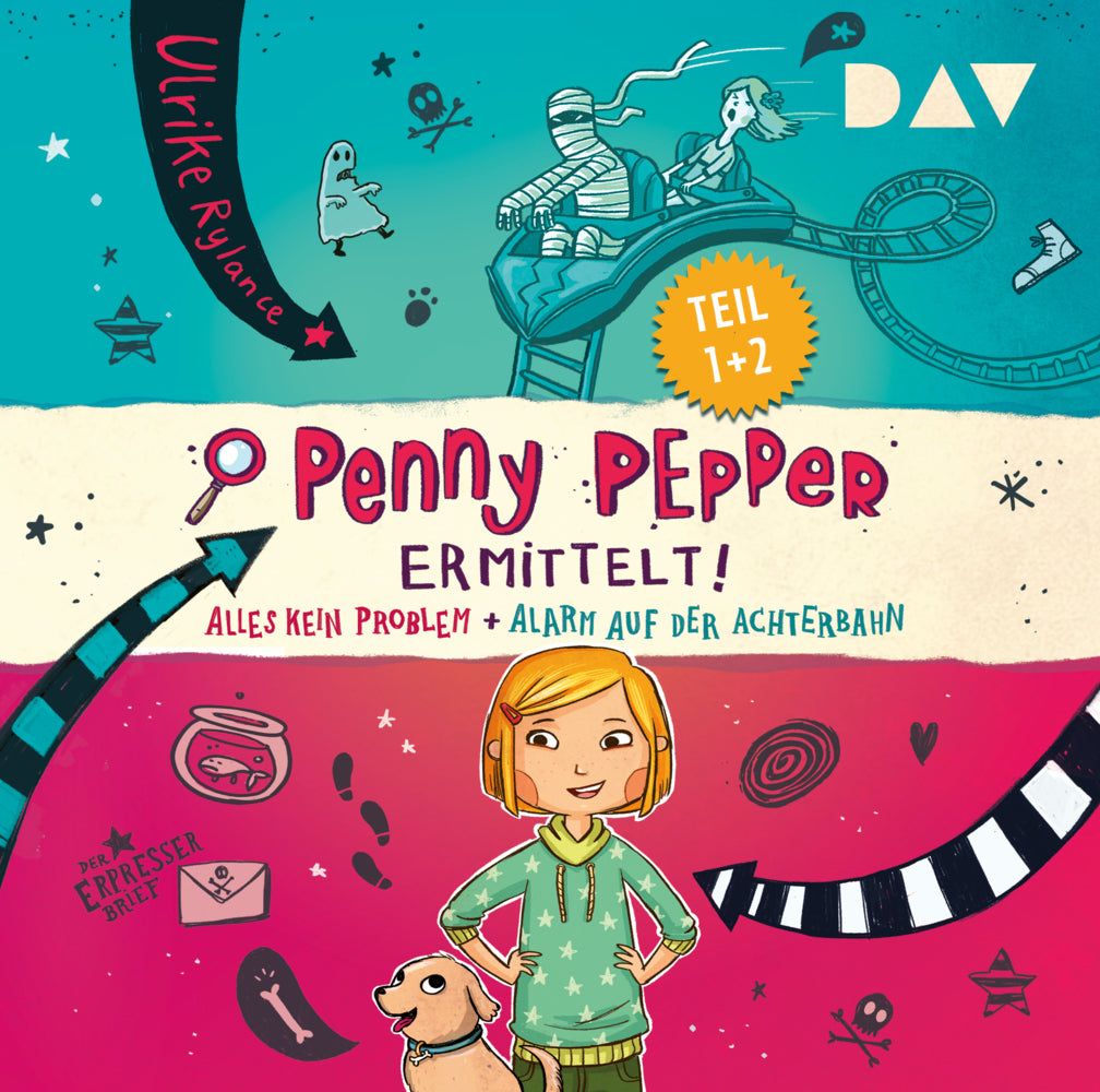 Penny Pepper ermittelt! Alles kein Problem + Alarm auf der Achterbahn, 2 Audio-CD (Ulrike Rylance)