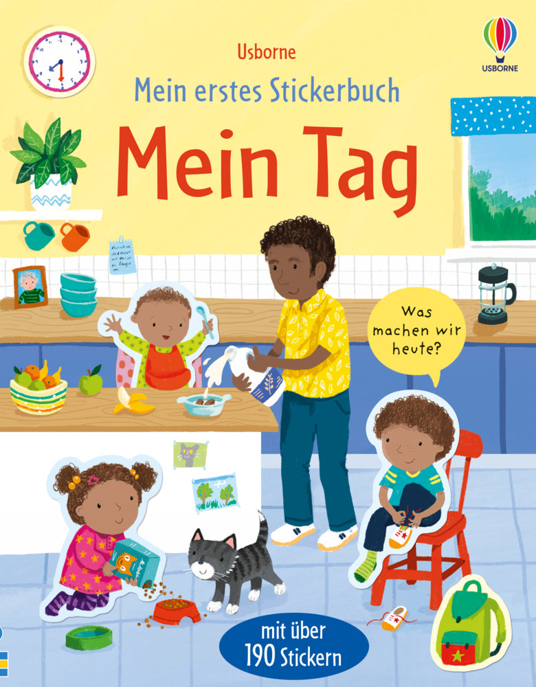 Mein erstes Stickerbuch: Mein Tag (Holly Bathie)