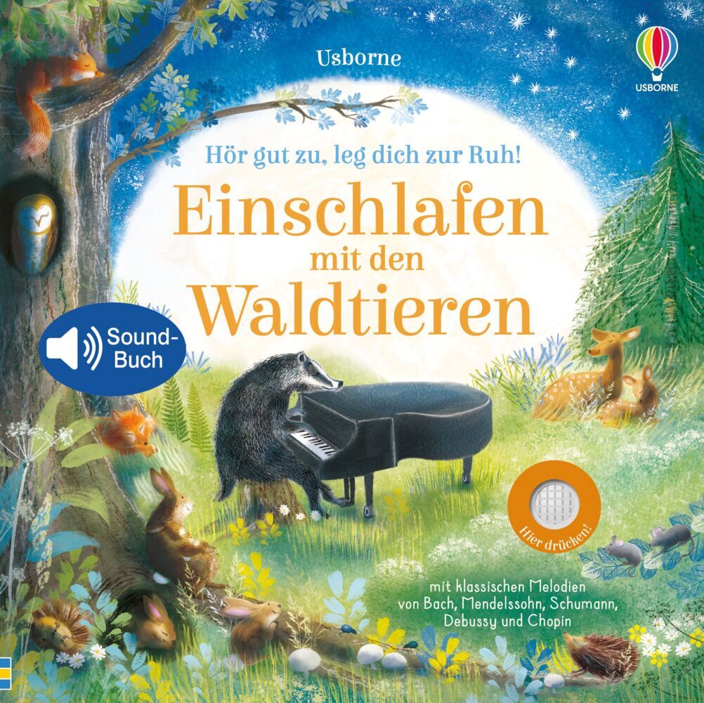 Hör gut zu, leg dich zur Ruh! Einschlafen mit den Waldtieren (Sam Taplin)