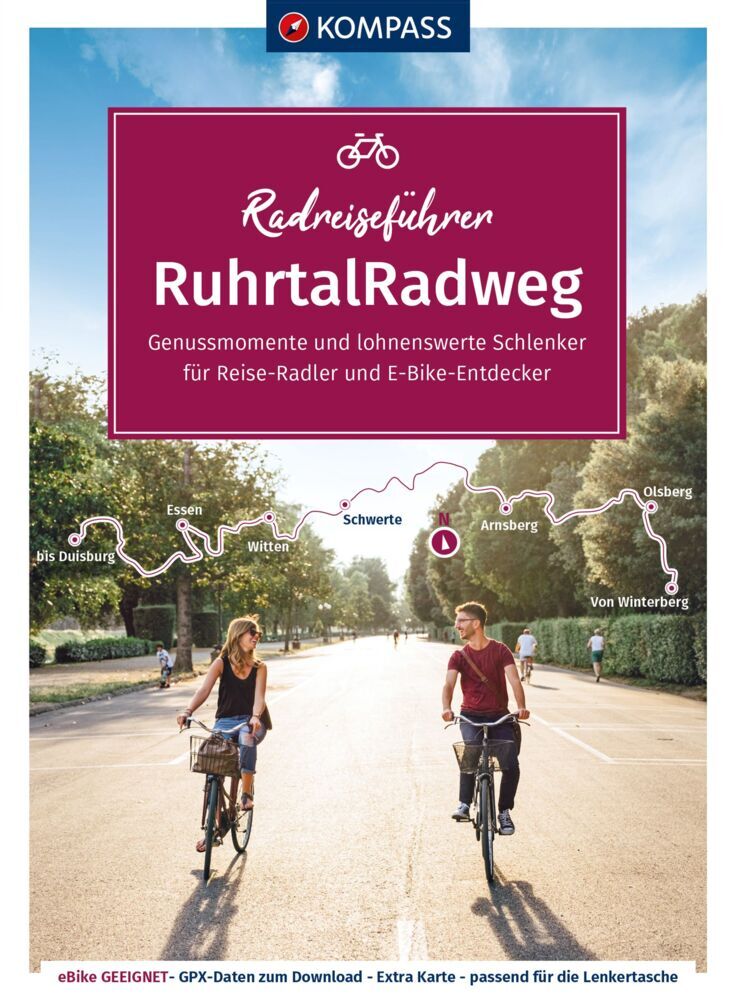 KOMPASS Radreiseführer RuhrtalRadweg (Raphaela Moczynski)