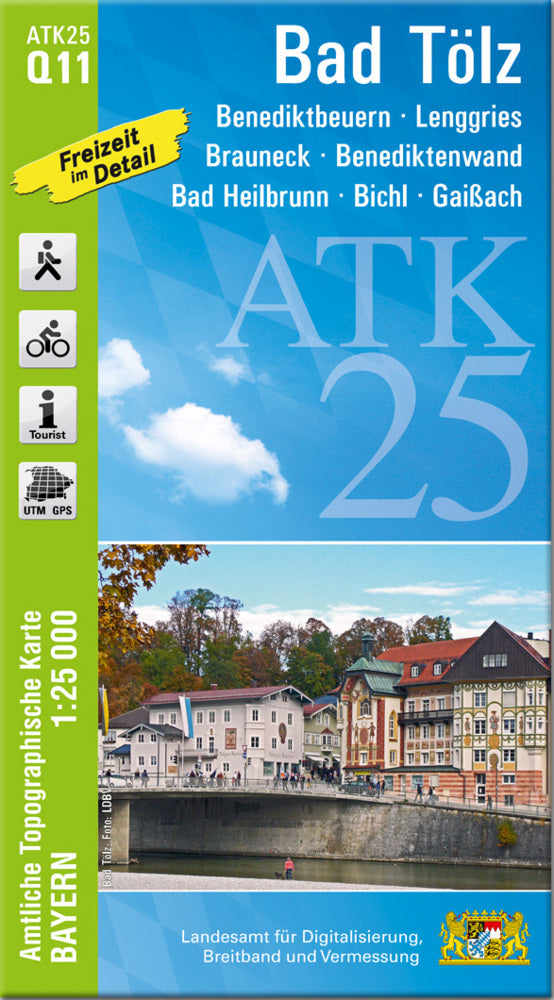 ATK25-Q11 Bad Tölz (Amtliche Topographische Karte 1:25000) (Breitband Und Vermessung, Bayern Landesamt Für Digitalisierung)