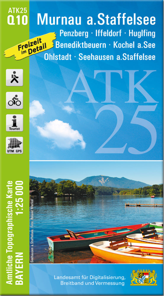 ATK25-Q10 Murnau a.Staffelsee (Amtliche Topographische Karte 1:25000) (Breitband Und Vermessung, Bayern Landesamt Für Digitalisierung)