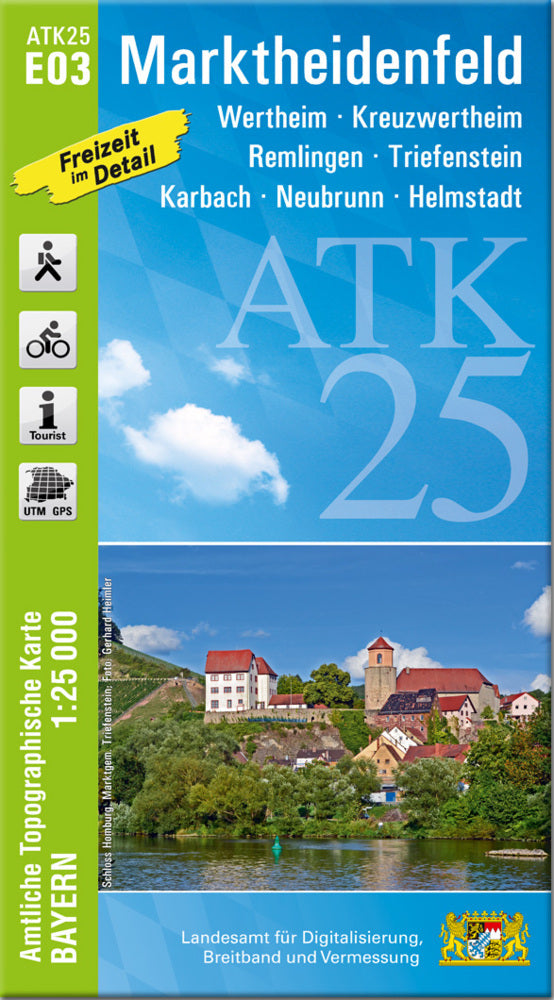 ATK25-E03 Marktheidenfeld (Amtliche Topographische Karte 1:25000) (Breitband Und Vermessung, Bayern Landesamt Für Digitalisierung)